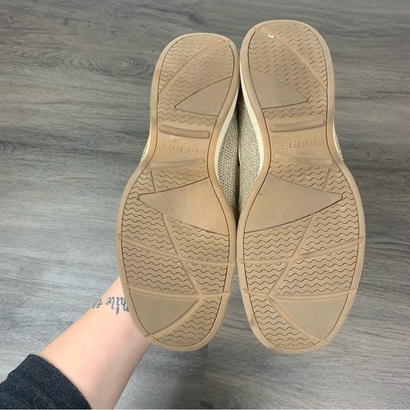 Sperry Top Sider Angelfish Tan Boat Shoes Size 10 - Picture 3 of 7